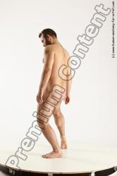 Nude Man White Standing poses - ALL Average Short Brown Standing poses - simple Multi angles poses Realistic
